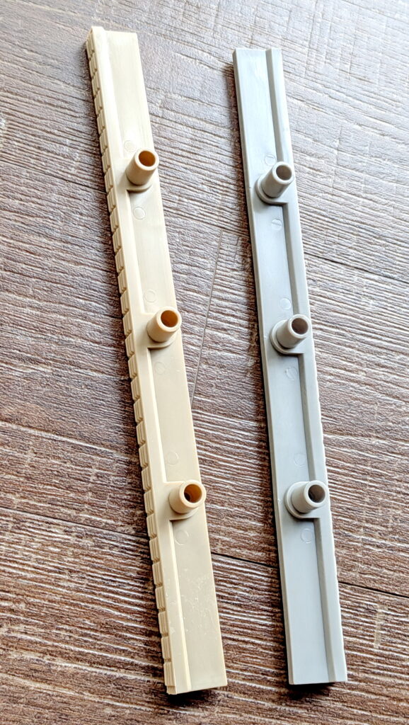 Custom color options for solid-filled plastic drainage grating strips