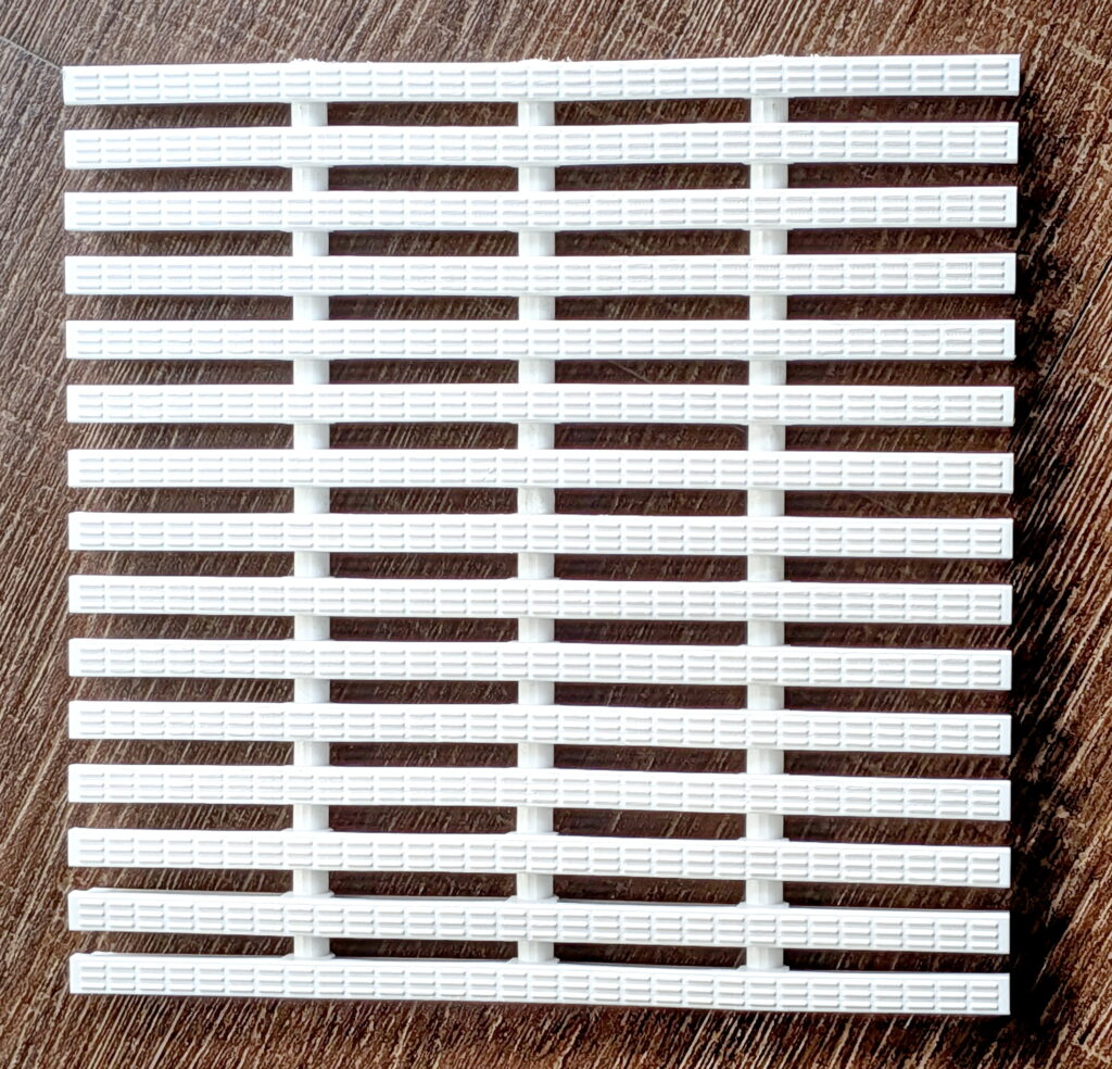 Heavy-Duty Custom Plastic Gratings Singapore solid-filled plastic drainage grating panel with 300x300 mm dimensions